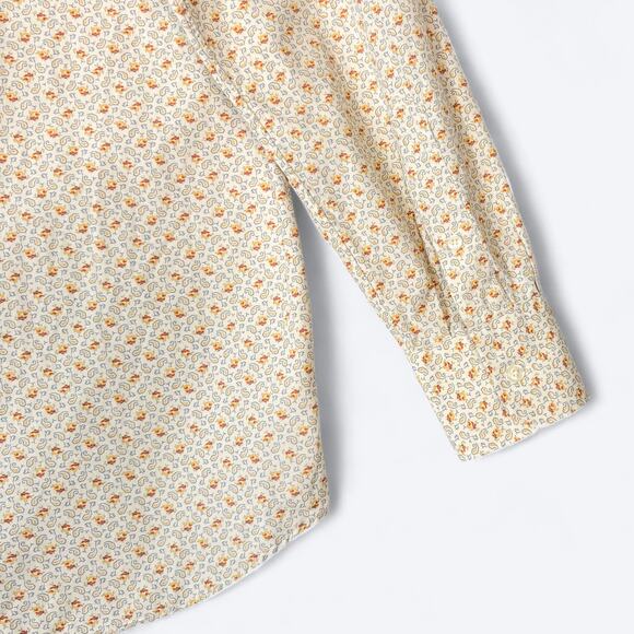 Daniel Cremieux Tailored Fit‎ Paisley Cotton Shirt Mens M Western Disco - Picture 4 of 7